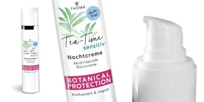 Tea Time! Nachtcreme für empfindliche Haut mit Silidine